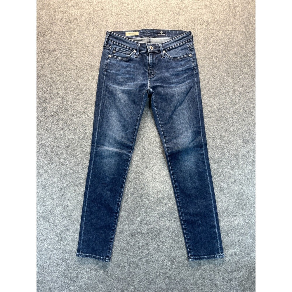 AG Adriano Goldschmied Jeans Womens 25 Stevie Ankle Slim Straight Denim Blue